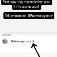 My telegram- Baleriamaymoor